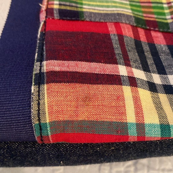 Vintage G.H.Bass Heritage Collection Madras Plaid handbag - Picture 8 of 14